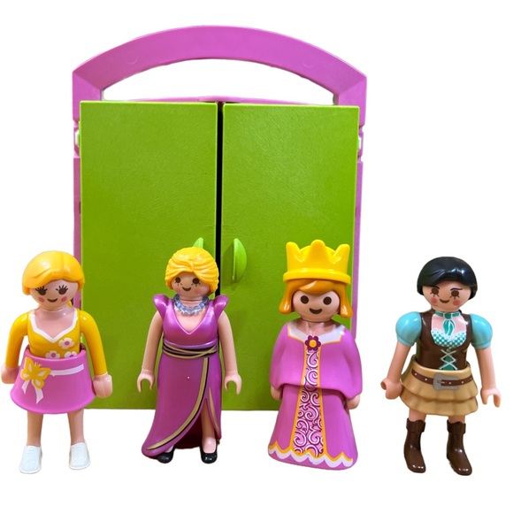 Playmobil Garden Case and 4 Women Playmobil Figures - Picture 2 of 5